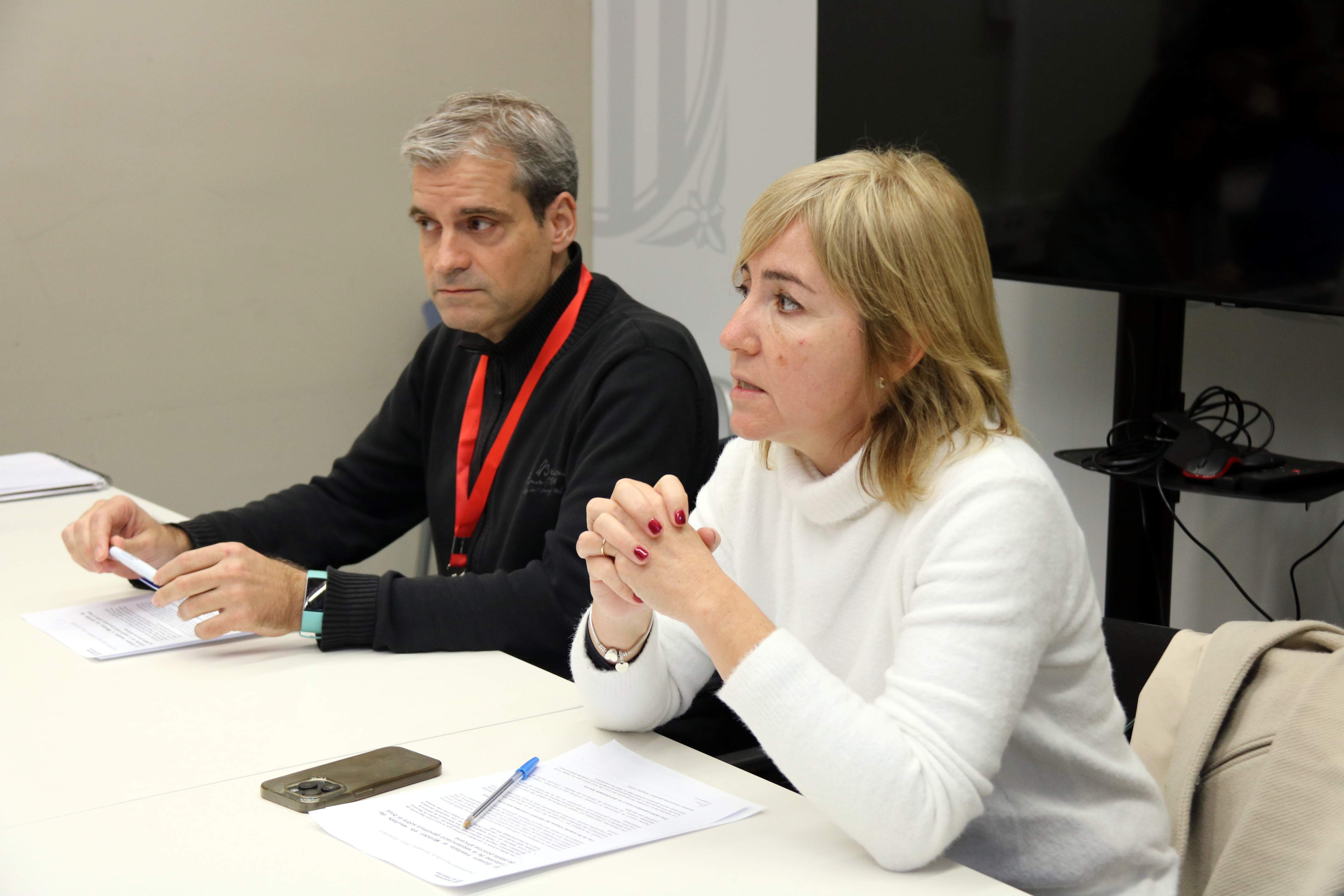 Cristina Massot i Toni Gabaldón (ACN)