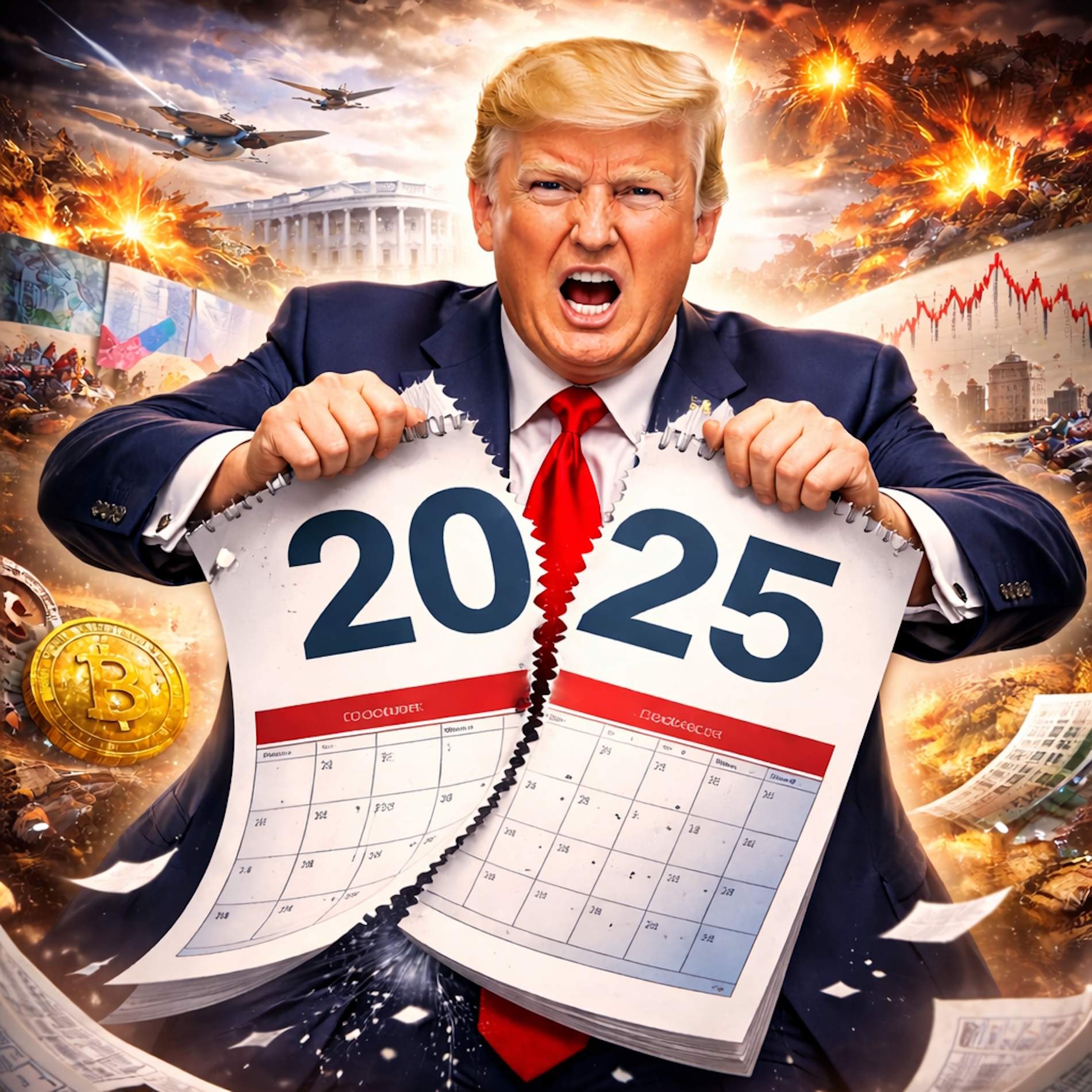 El final de un año de locura marcado por el incontenible Donald Trump