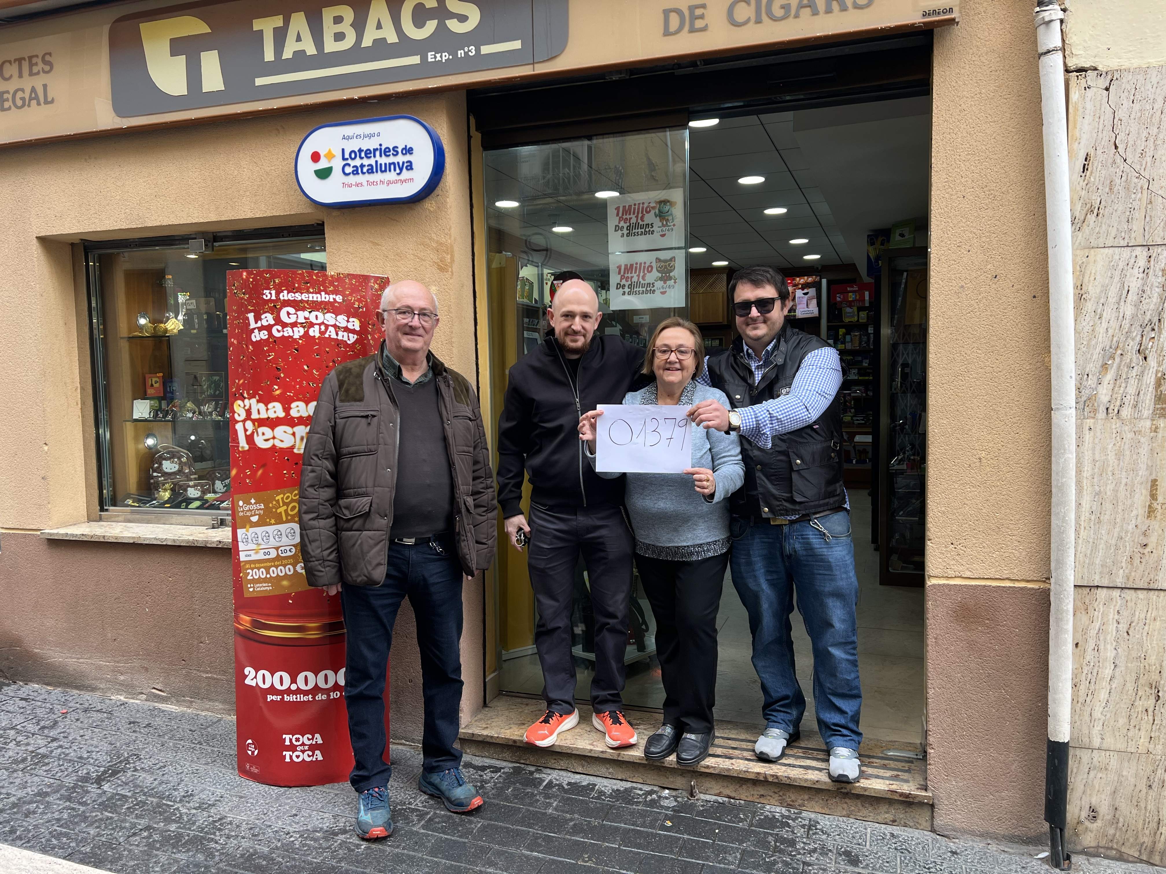 La Grossa reparteix més de 14 milions i converteix el Vendrell en l’epicentre de la sort