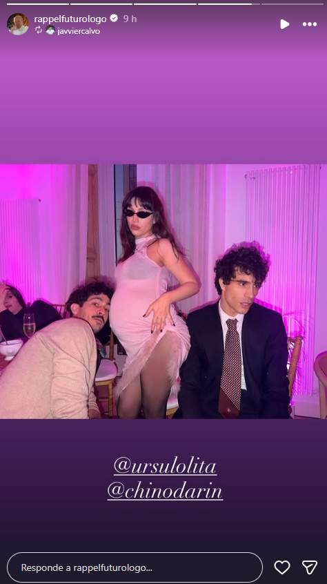 Javier Calvo y otros invitados, en la fiesta de Fin de Año de Rappel IG