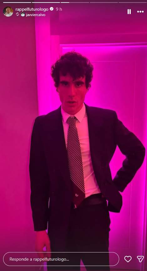 Javier Calvo en la fiesta de Fin de Año de Rappel IG