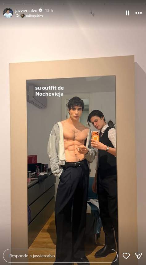 Javier Calvo y otros invitados, en la fiesta de Fin de Año de Rappel IG3