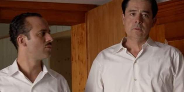 Javier Gutiérrez y Carlos Iglesias en 'Un franco, 14 pesetas'