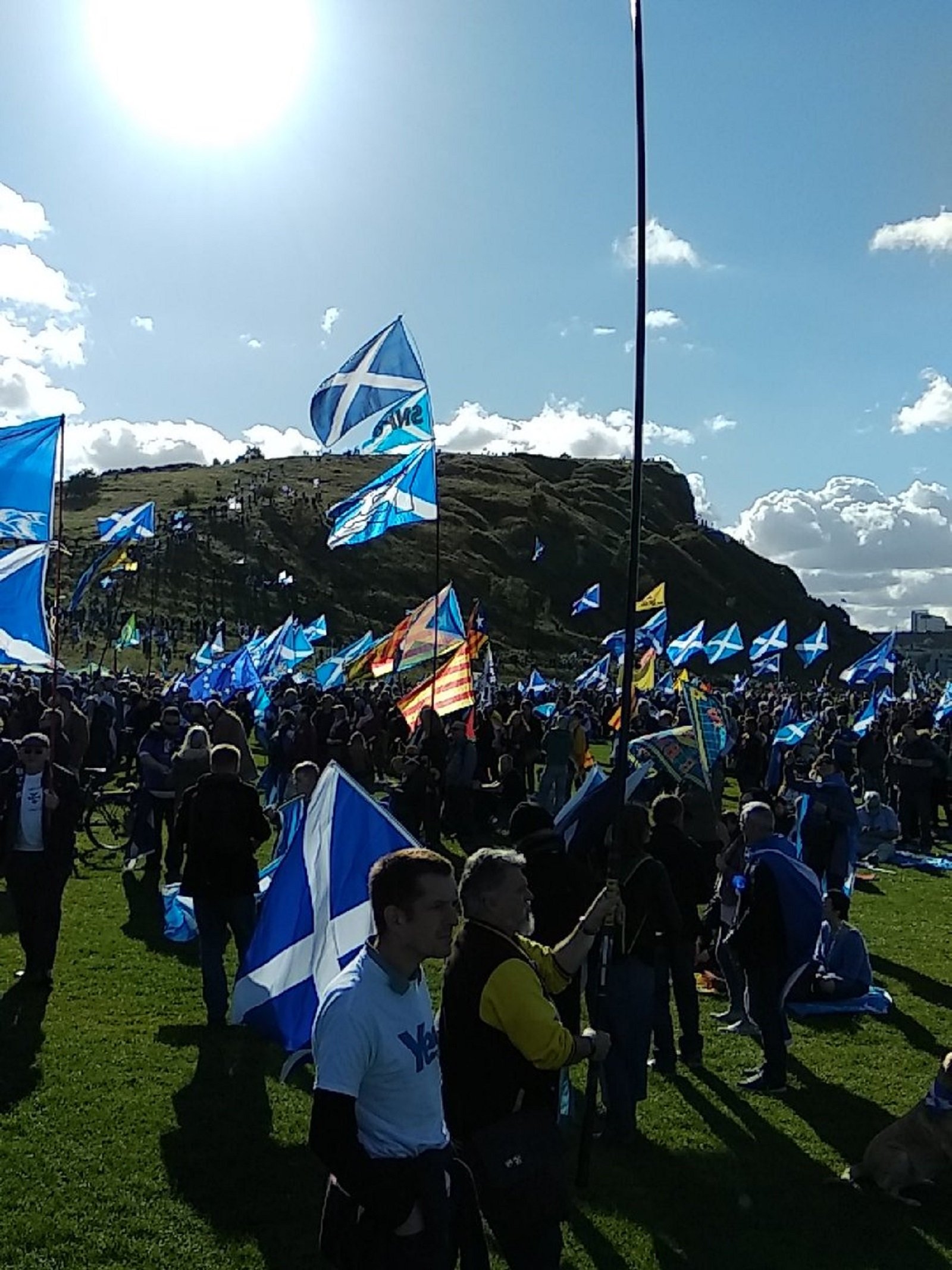 Escocia reclama la independencia en una manifestación récord