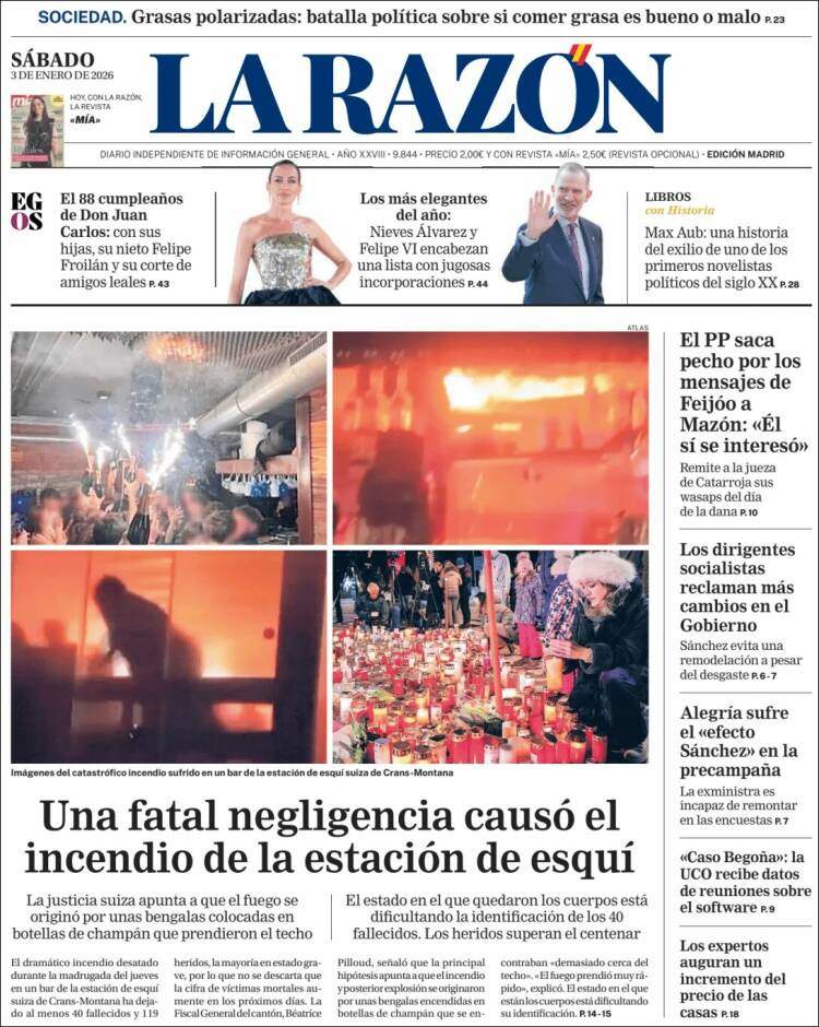 'La Razón' 3 'La Razón' 3