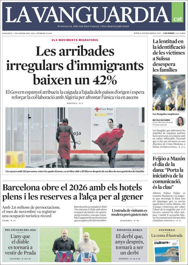 'La Vanguardia' 3 'La Vanguardia' 3