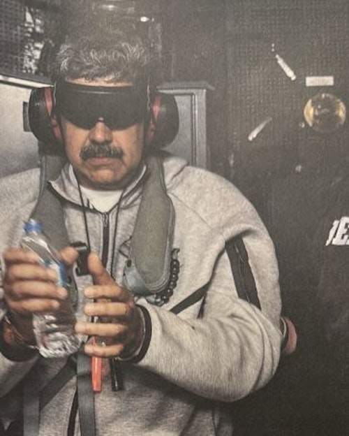 Primera imatge de Maduro publicada per Trump