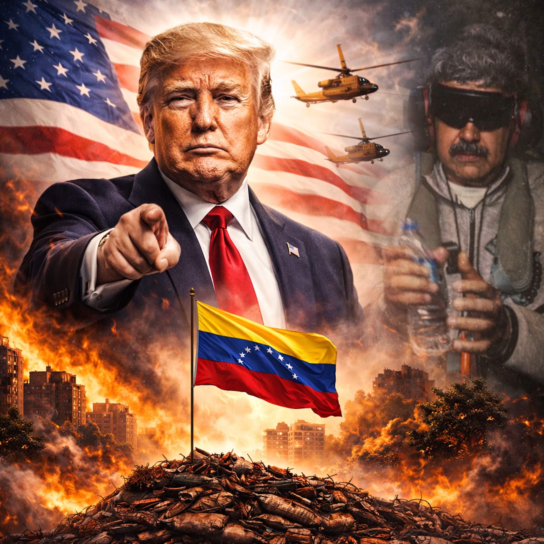 Las portadas solo hablan del golpe de Estado de Trump en Venezuela para cazar a Maduro y controlar el petróleo