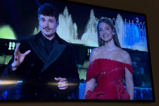 Las campanadas que vio la pareja / Instagram