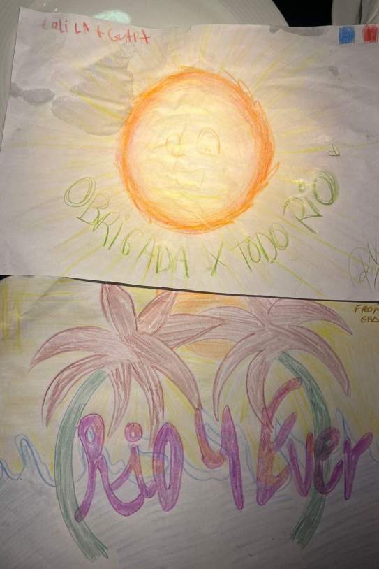 El dibuix on es veu "Loli la + guapa" /X