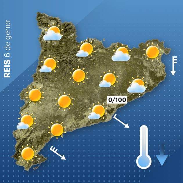 el temps catalunya dia de reis
