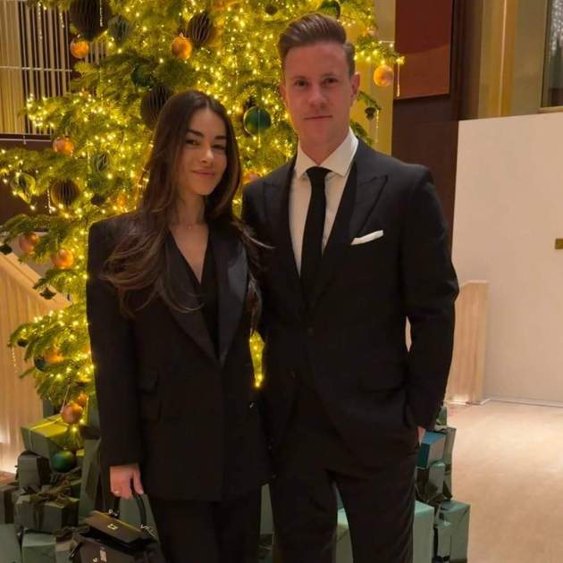 Ter Stegen i Ona Sellarès per Nadal / Instagram