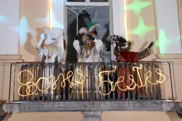 Los Reyes de Oriente en Blanes / Foto: ACN/Aleix Freixas