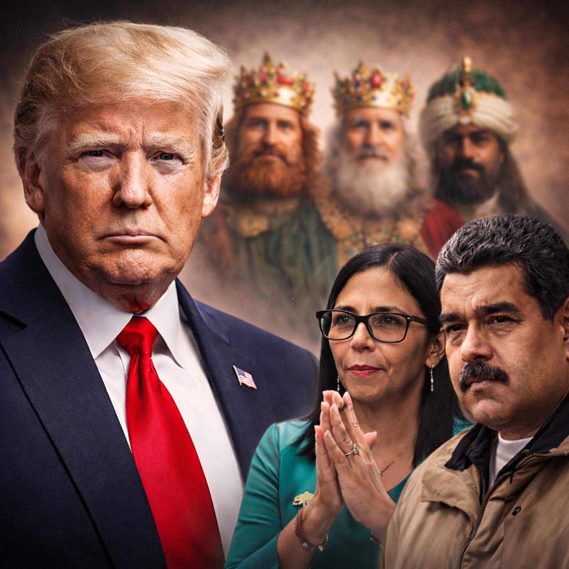 On són els Reis de la il·lusió? Trump els 'segresta' en unes portades gelades i tremoloses