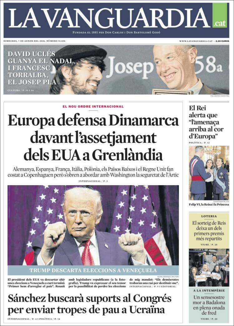 La Vanguardia, 7 gener 2026