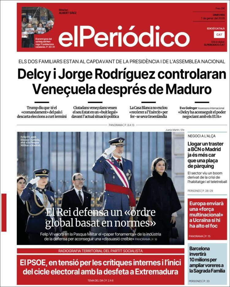 El Periodico, 7 gener 2026
