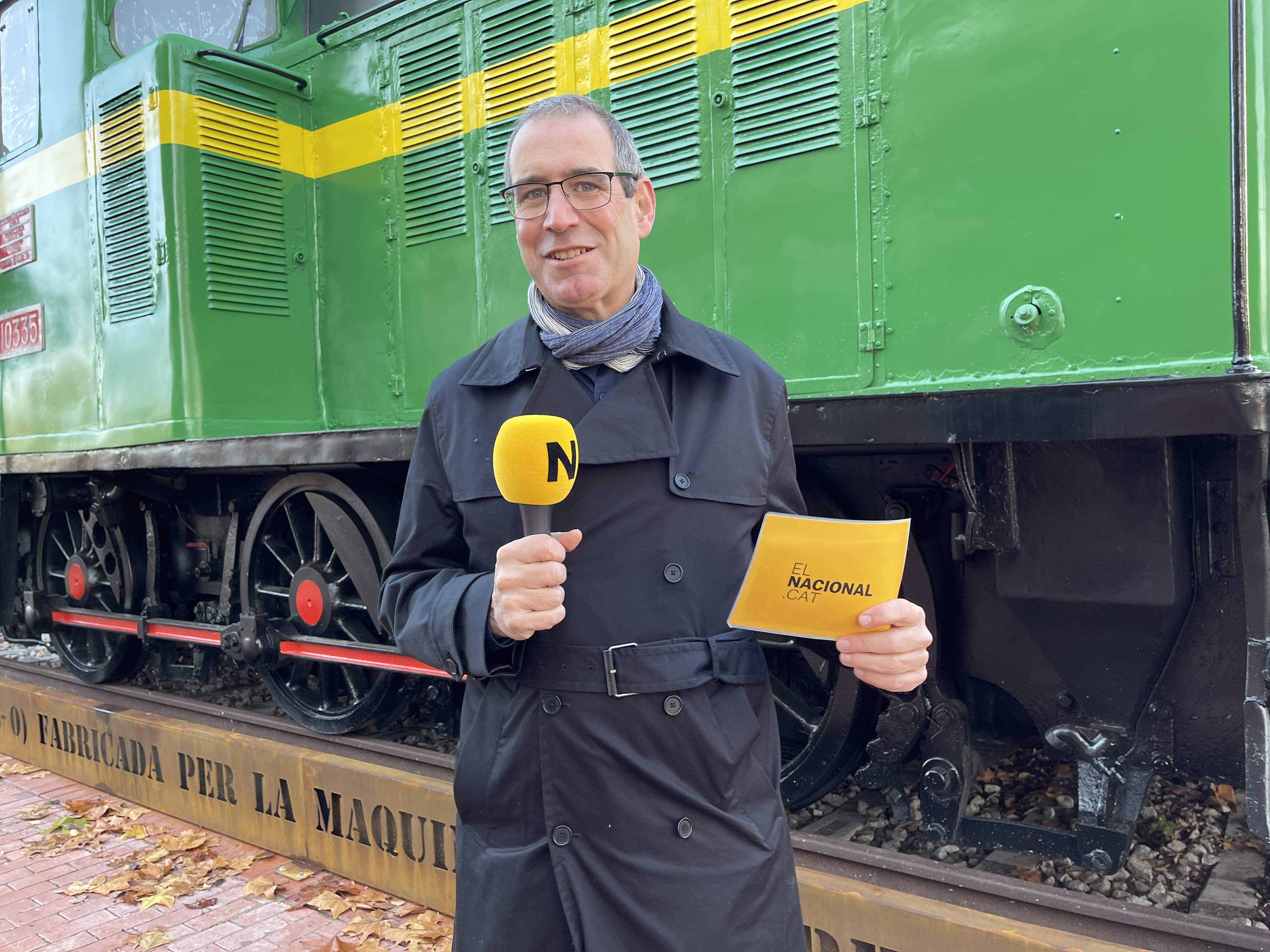Així és la locomotora històrica que ha tornat a la Maquinista