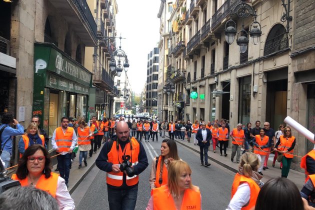 ELNACIONAL manifestacio España ciudadana cordo capçalera ELNACIONAL manifestacio España ciudadana cordo capçalera