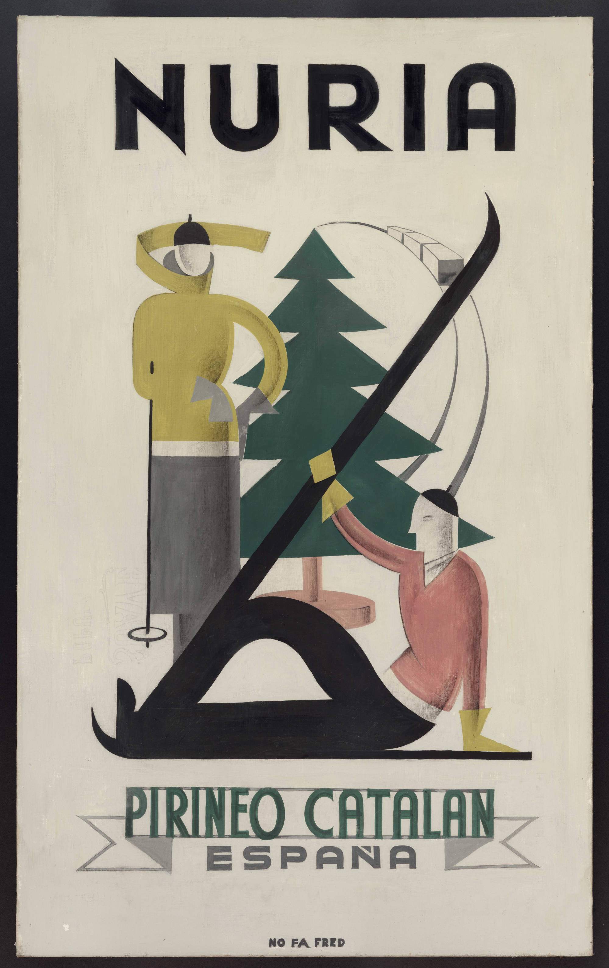 cartell cremallera nuria 1 fgc cartell cremallera nuria 1 fgc