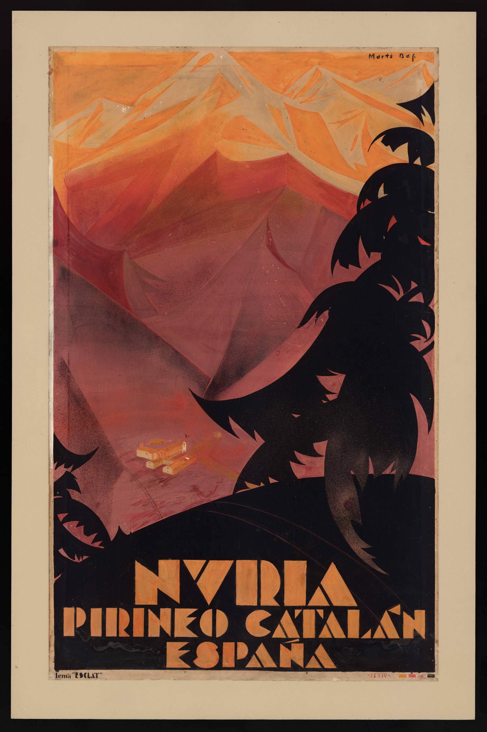 cartell cremallera nuria 2 fgc cartell cremallera nuria 2 fgc