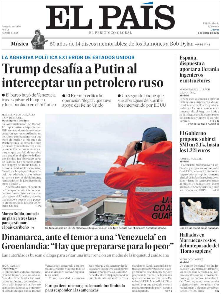 El Pais, 8 gener 2026