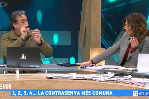 La Melero, escandalizada en el 'Tot es mou' de TV33