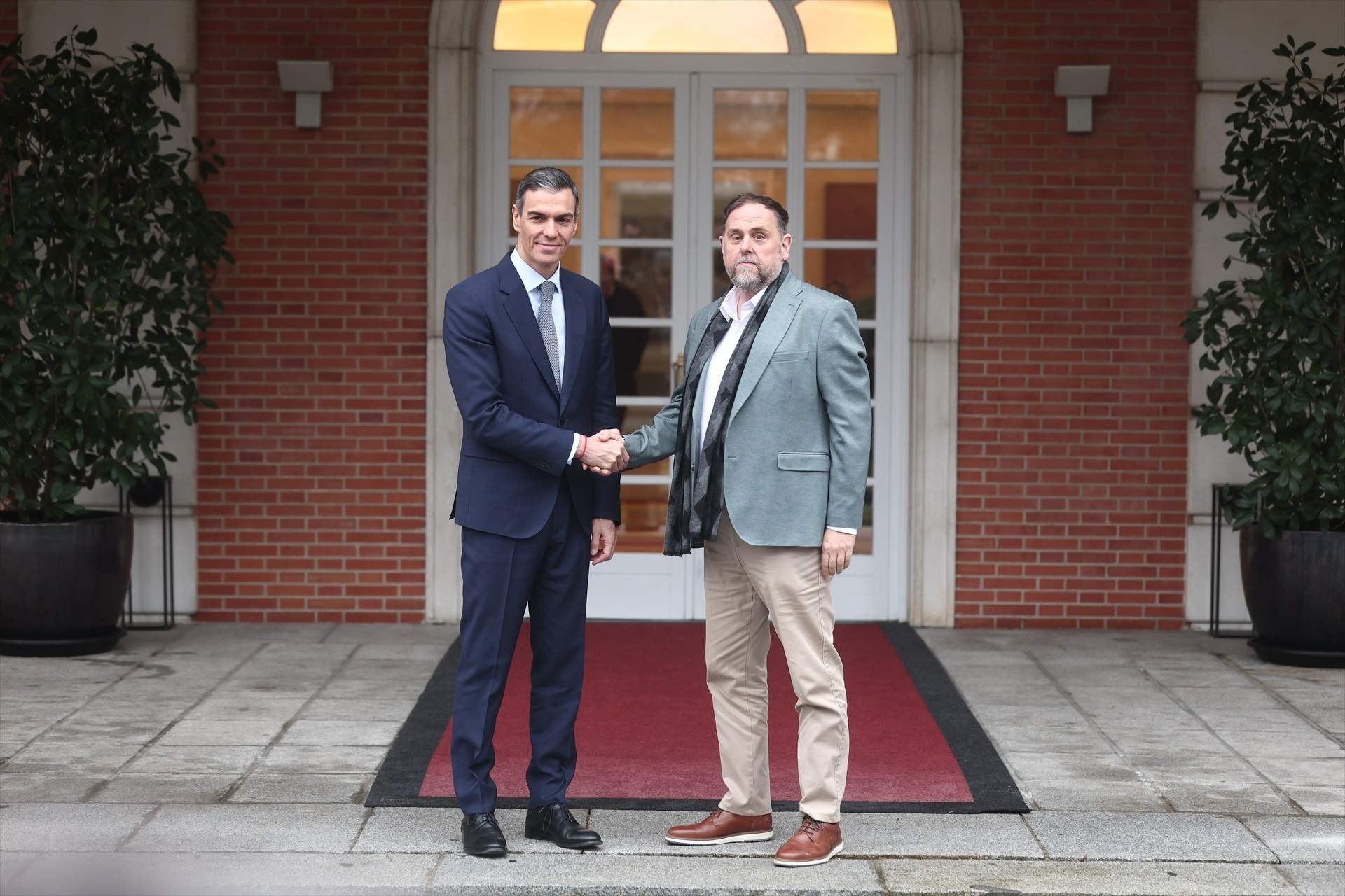 Reunió Oriol Junqueras i Pedro Sánchez EP