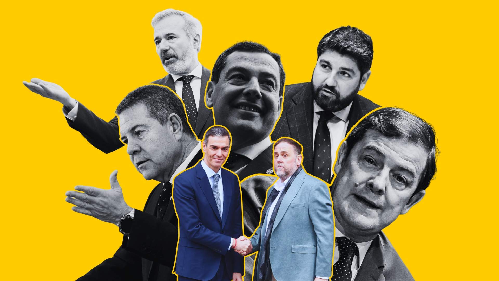 El acuerdo Sánchez-Junqueras sobre financiación pone a Page y los barones del PP en pie de guerra