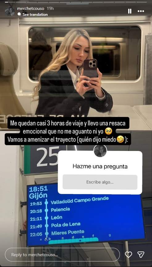 Merche Torres fa un 'preguntes i respostes' per la xarxa   Instagram