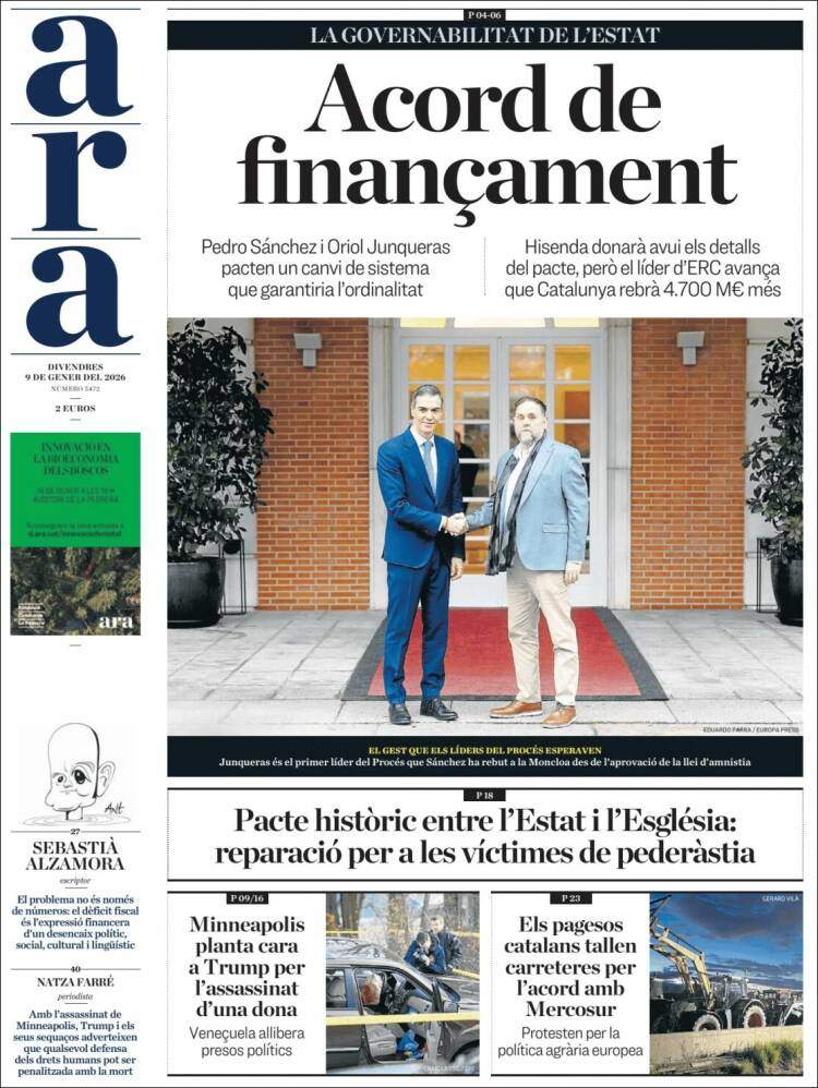 Ara, 9 gener 2026 Ara, 9 gener 2026