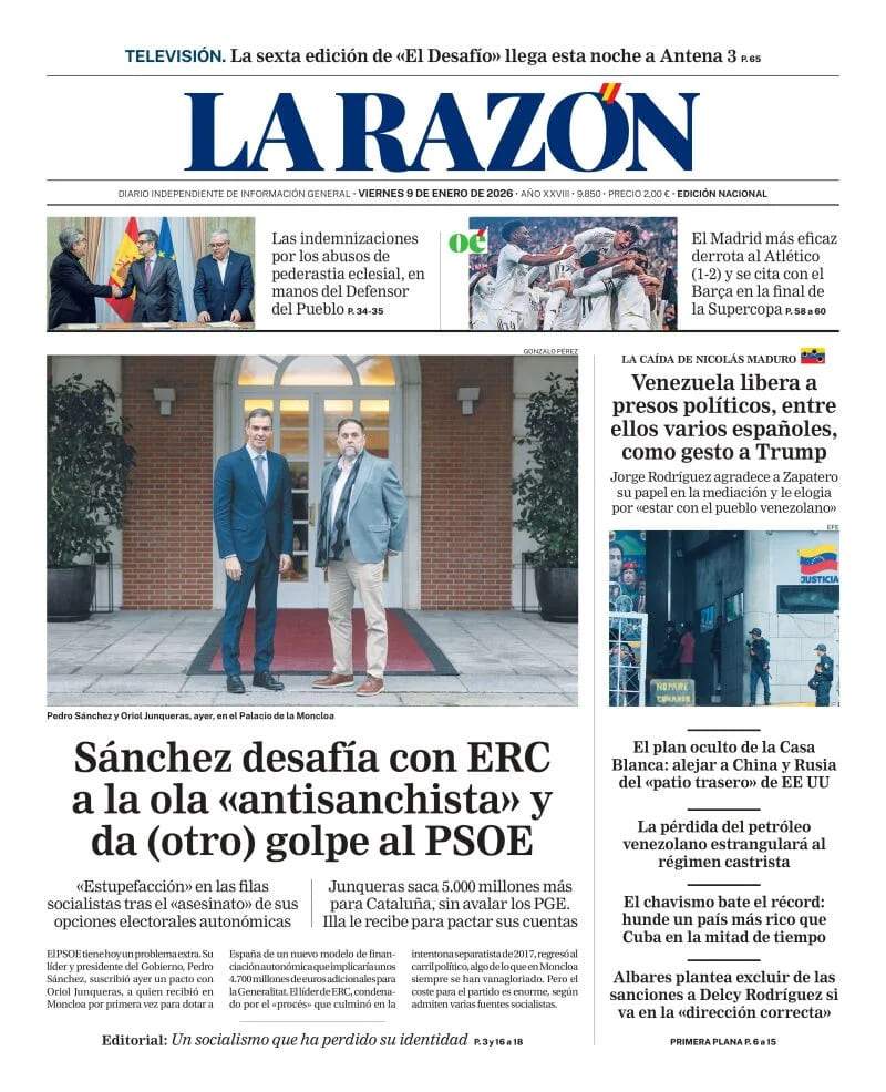 La Razon, 9 gener 2026 (1) La Razon, 9 gener 2026 (1)