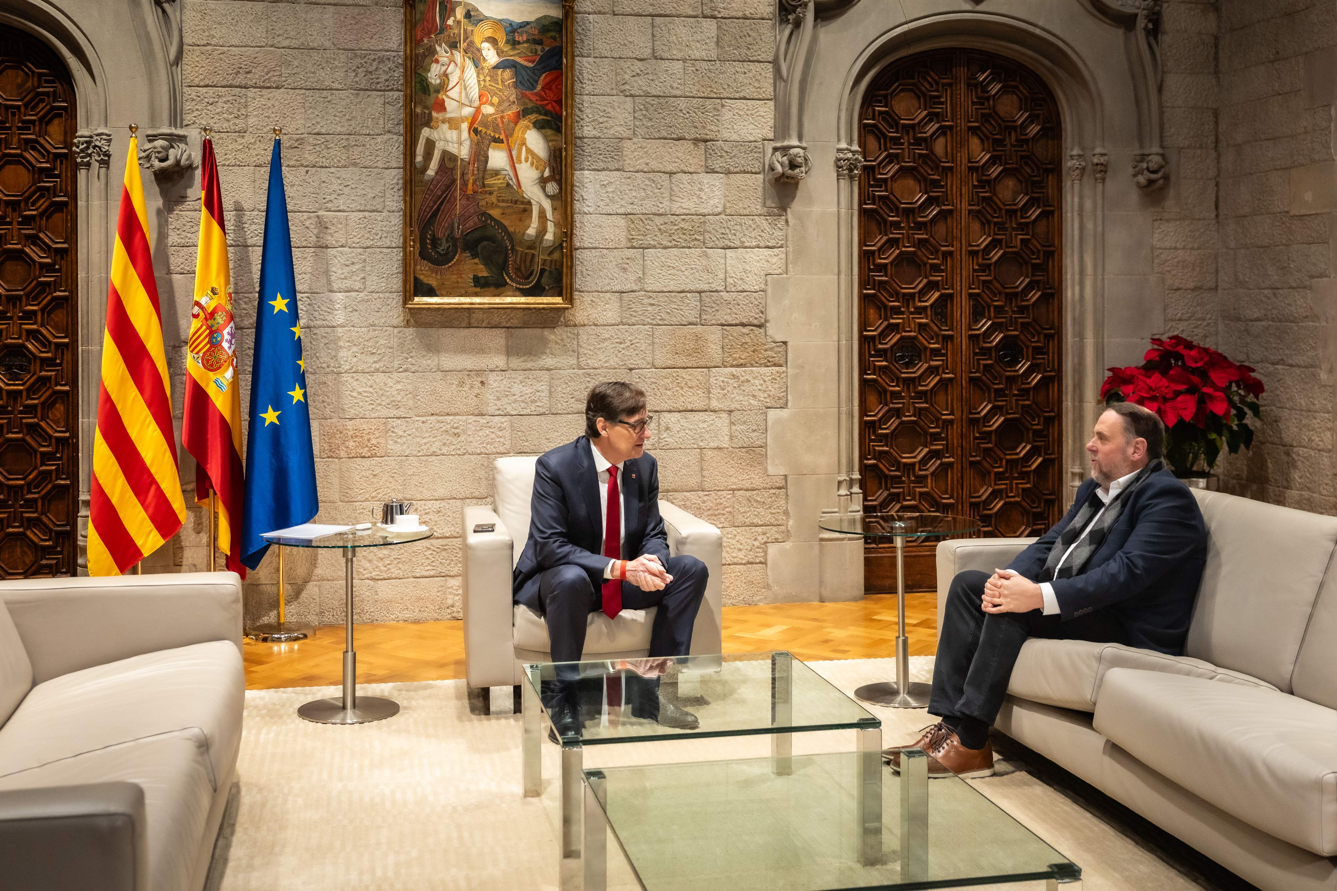 Govern y ERC buscan una salida al callejón sin salida de los presupuestos en el que han quedado atrapados
