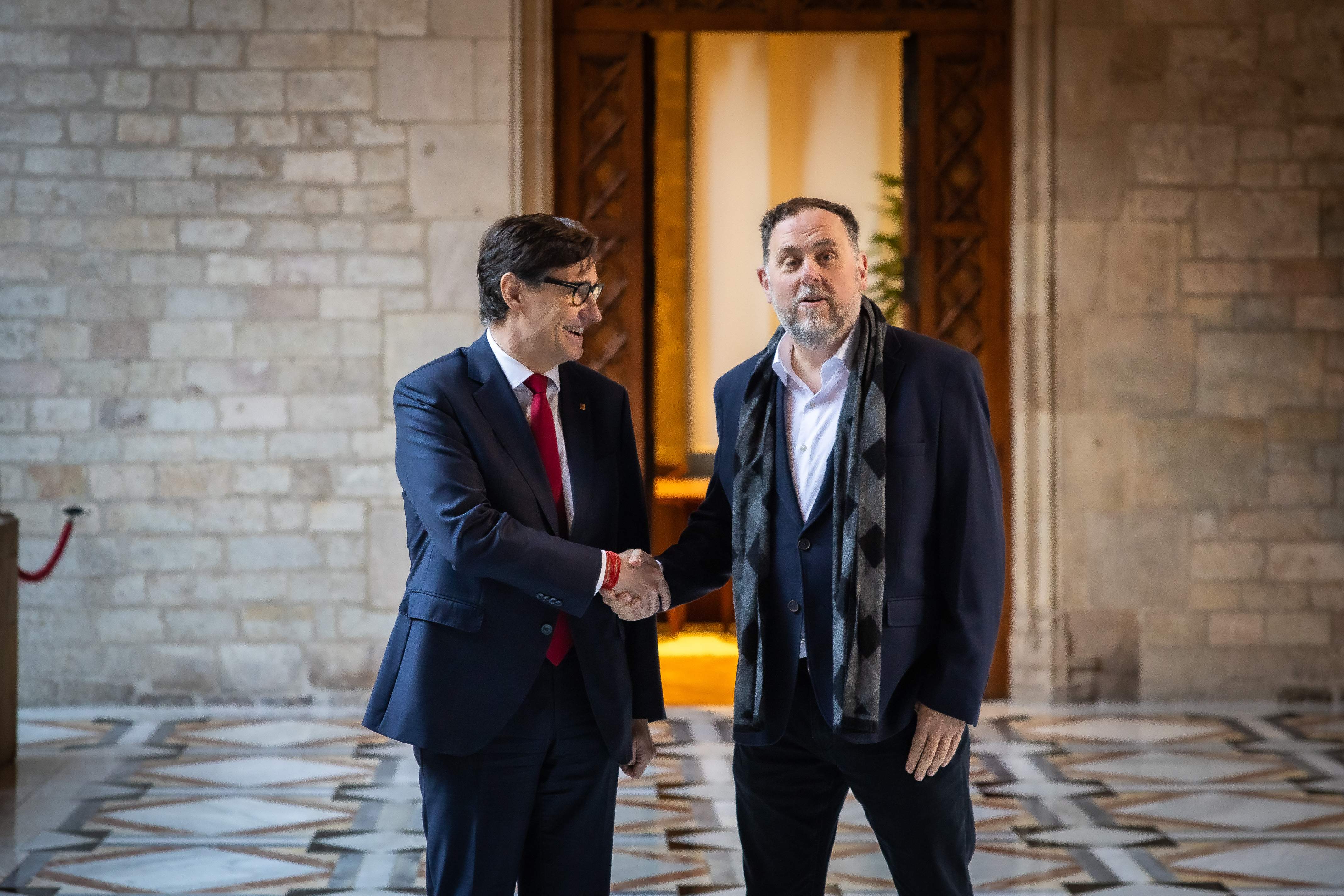 Illa i Junqueras exhibeixen el tren orbital dilluns i inclouen en la negociació el Consorci de la Zona Franca
