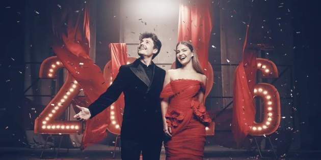 Miki Núñez y Laura Escanes campanadas 2026  Instagram