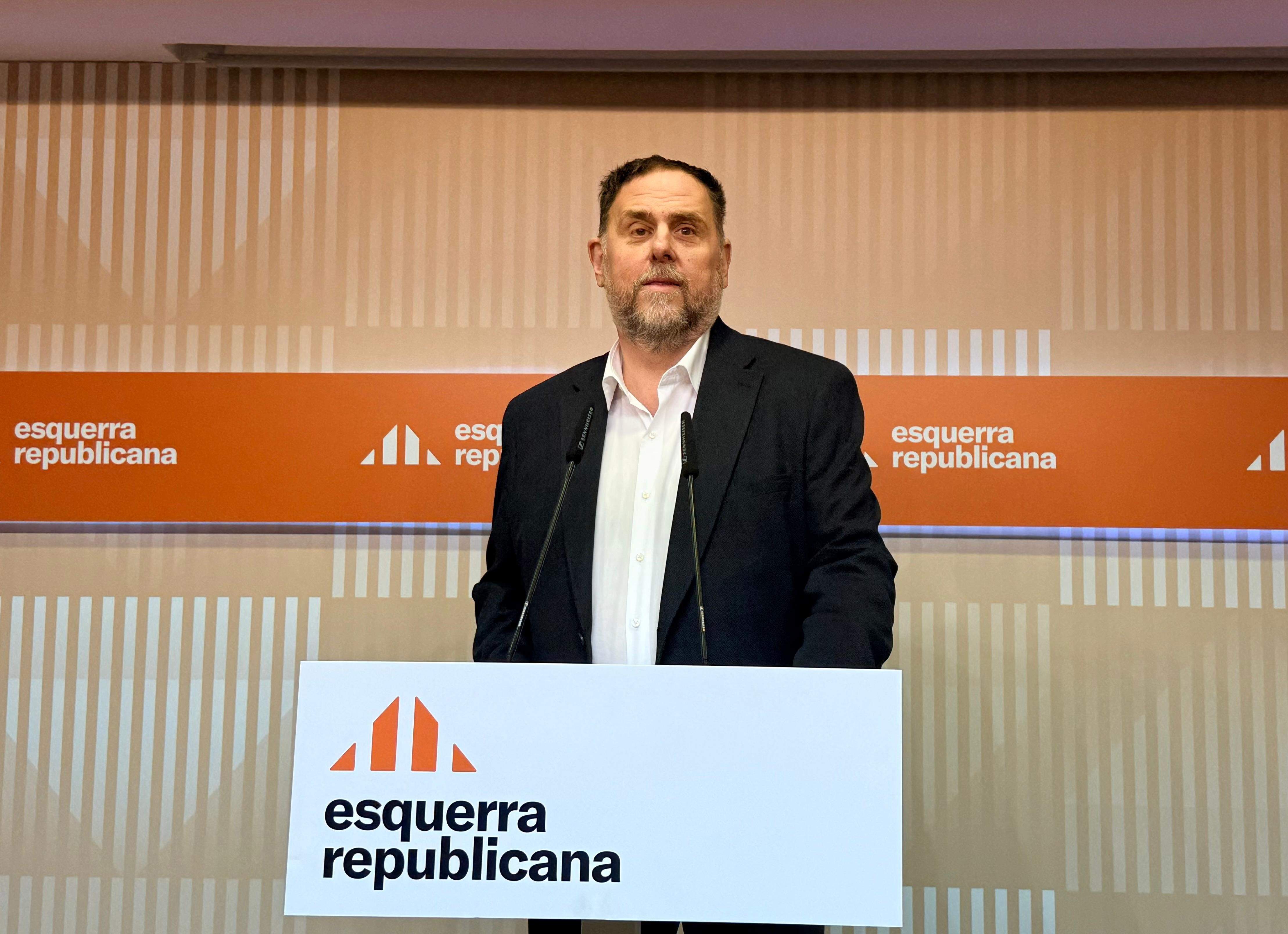 Junqueras avisa que hay que cerrar IVA y IRPF antes de abrir la negociación presupuestaria con Illa y Sánchez