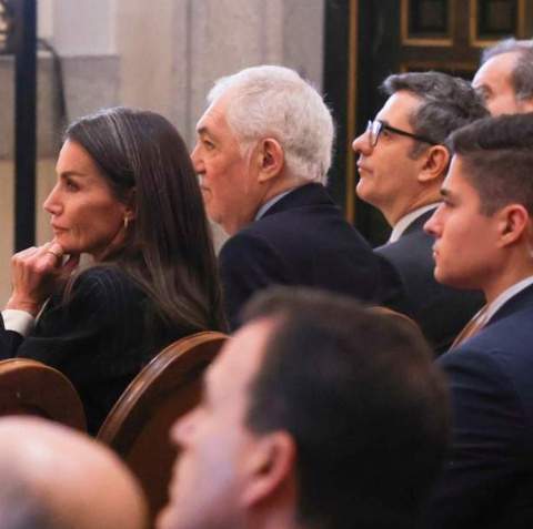 Letícia, a l'acte on va coincidir amb Jaime de Marichalar GTRES Letícia, a l'acte on va coincidir amb Jaime de Marichalar GTRES