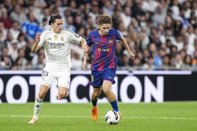 Fermín López i Carreras, durant un Reial Madrid Barça Europa Press