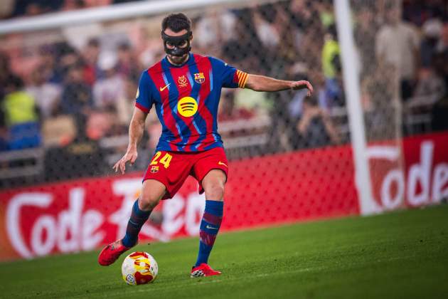 Eric Garcia, disputant la semifinal de la Supercopa amb el Barça / Foto: FC Barcelona Eric Garcia, disputant la semifinal de la Supercopa amb el Barça / Foto: FC Barcelona