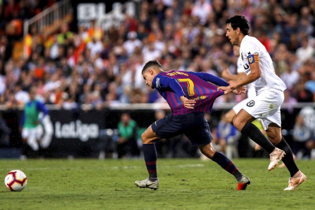 Coutinho Dani Parejo Barça Valencia EFE