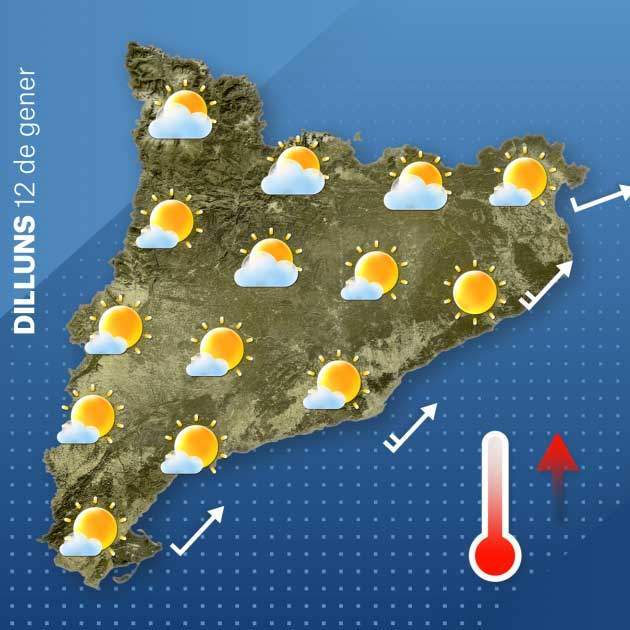 Mapa Catalunya dilluns 11-1