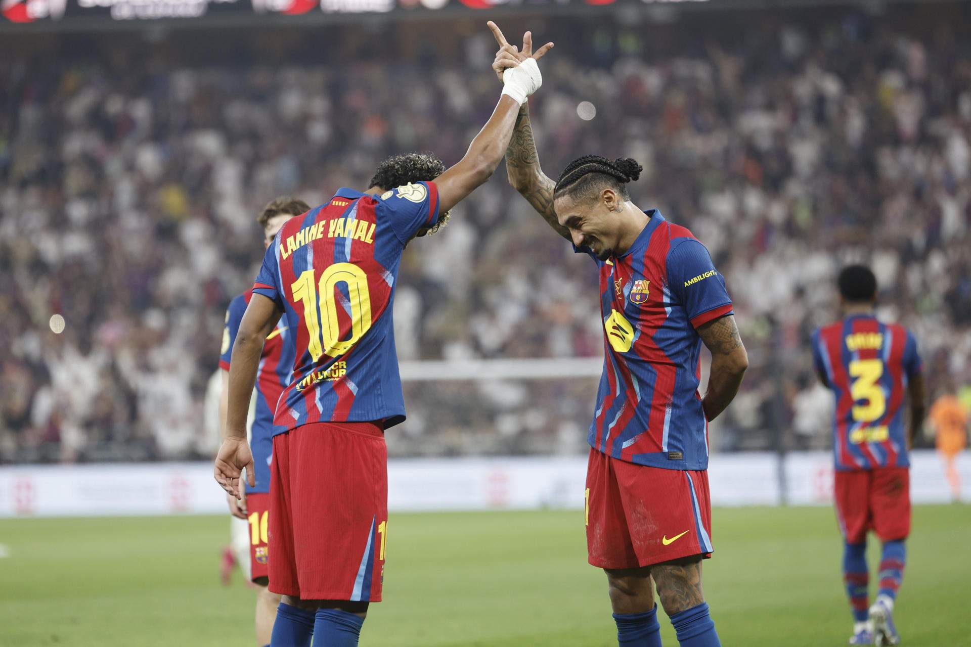 Les notes del Barça - Reial Madrid de la Supercopa d'Espanya: dos excel·lents que tapen les vergonyes