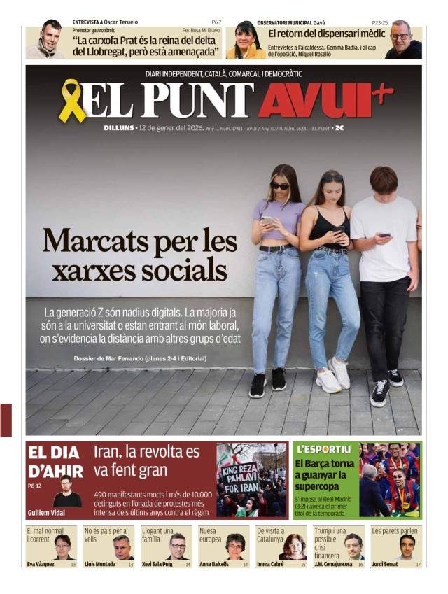 El Punt Avui, 12 gener 2026