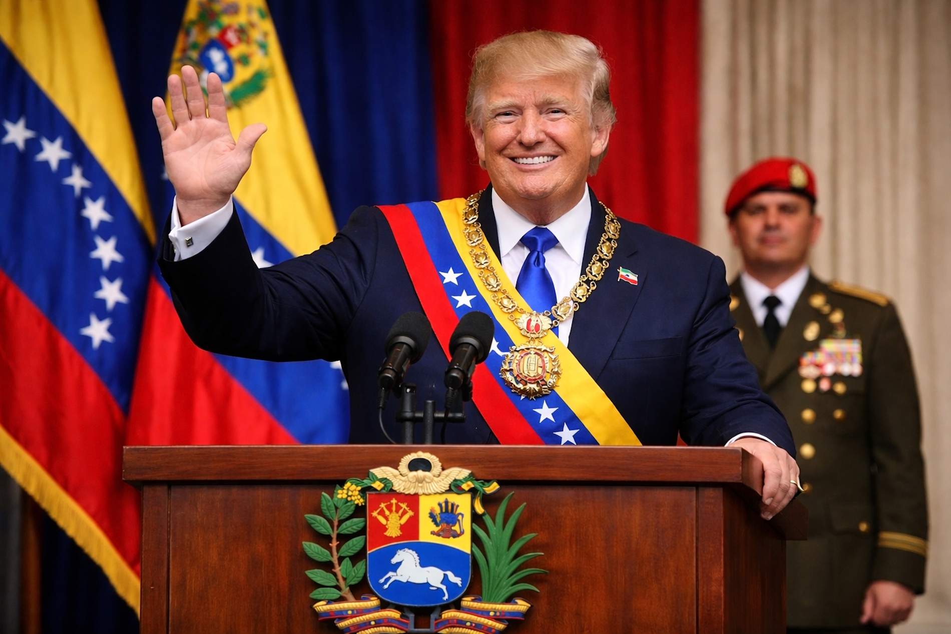 Donald Trump, 'nuevo presidente de Venezuela'