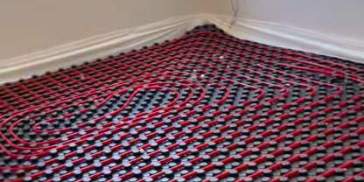 Suelo radiante. Foto: TikTok Suelo radiante. Foto: TikTok