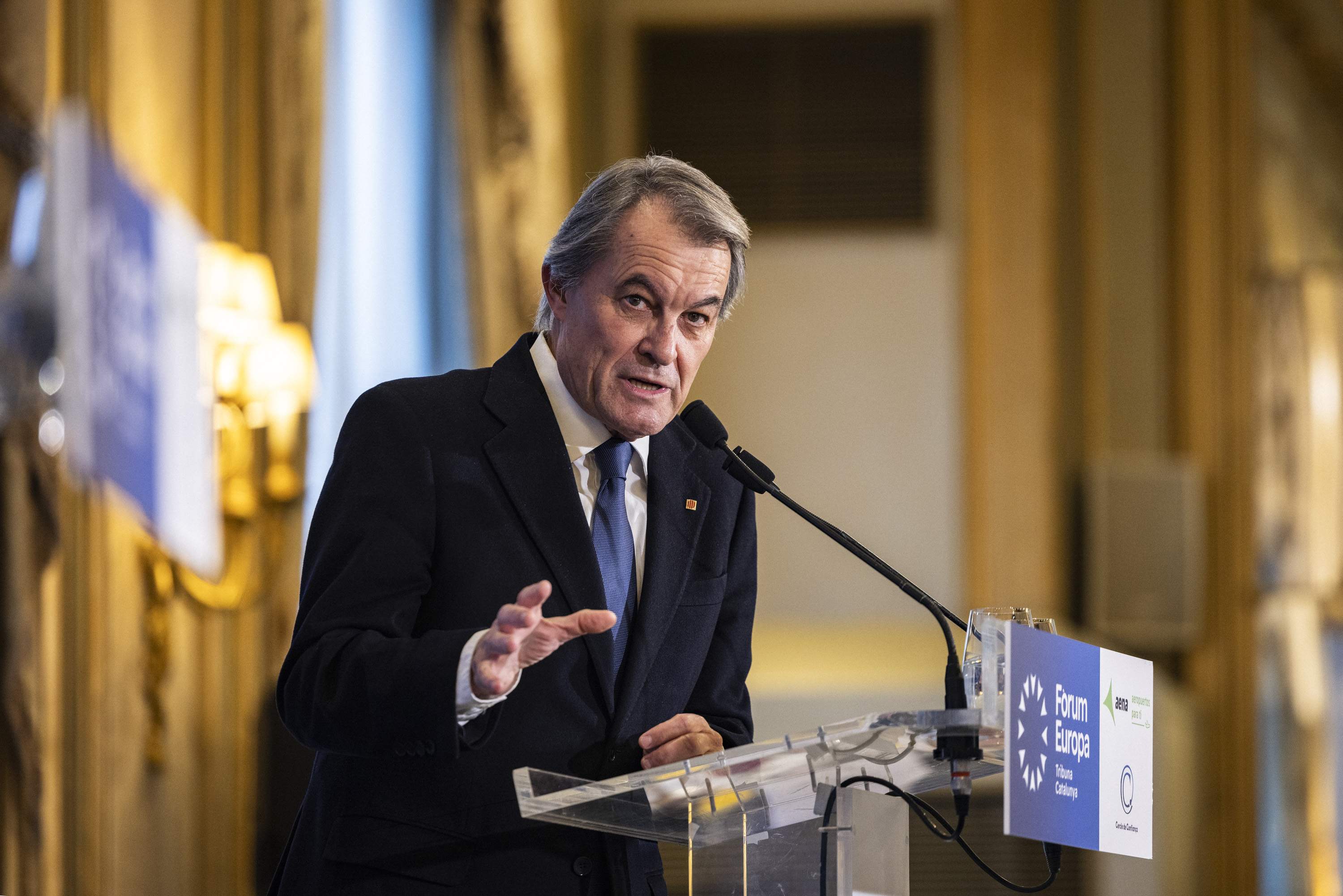 Mas crida a un acord de país per millorar l'acord de finançament PSOE-ERC: "La negociació no ha acabat"