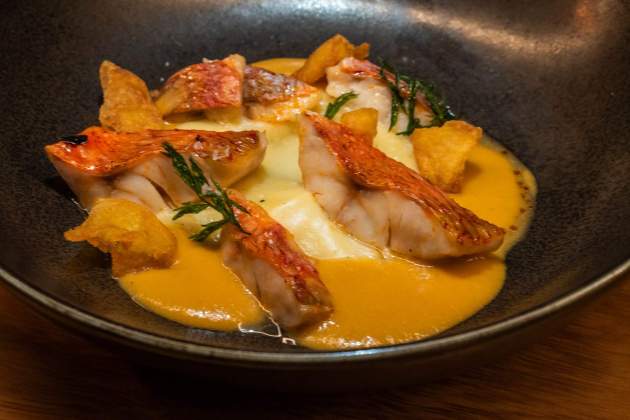 El moll amb el seu suquet i patata de Taula Puntal. / Foto: Marta Garreta