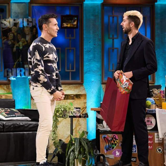 David Broncano amb Jesús Vázquez, ahir a La revuelta / Instagram