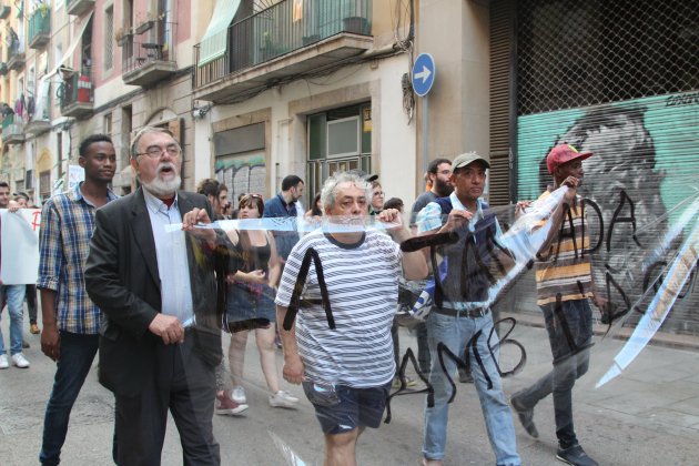 Protesta Agora Juan Andres benitez