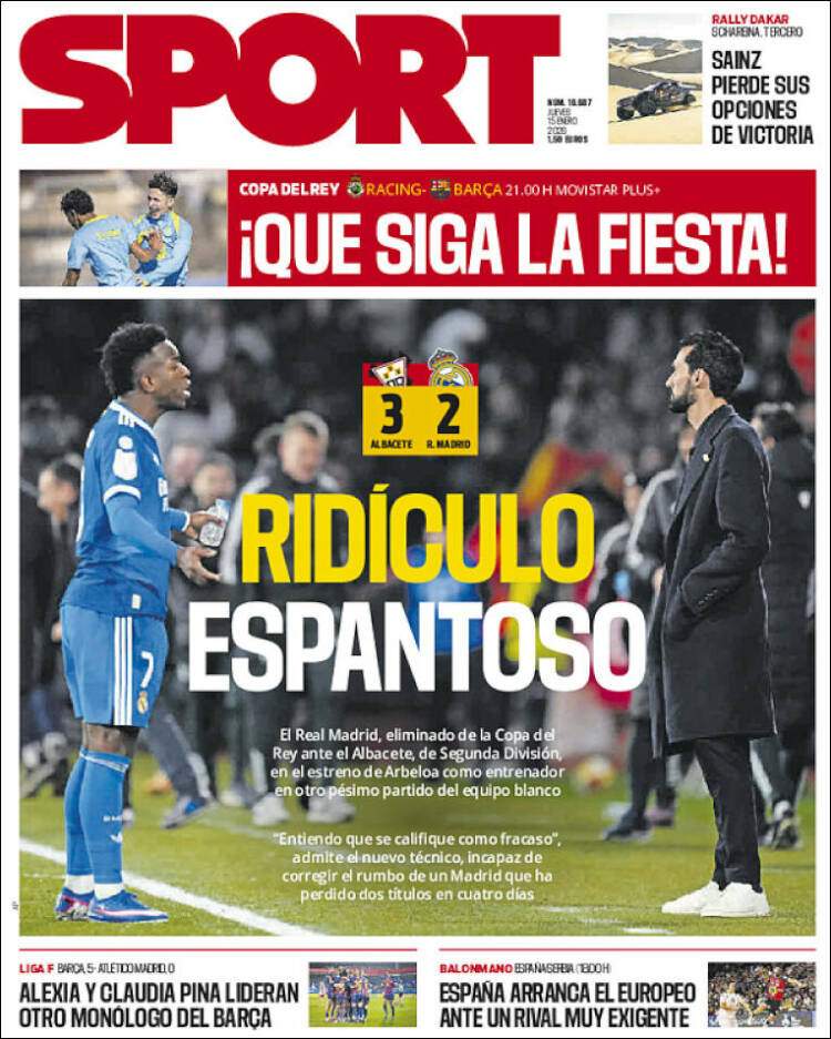Sport portada 15 01 2026