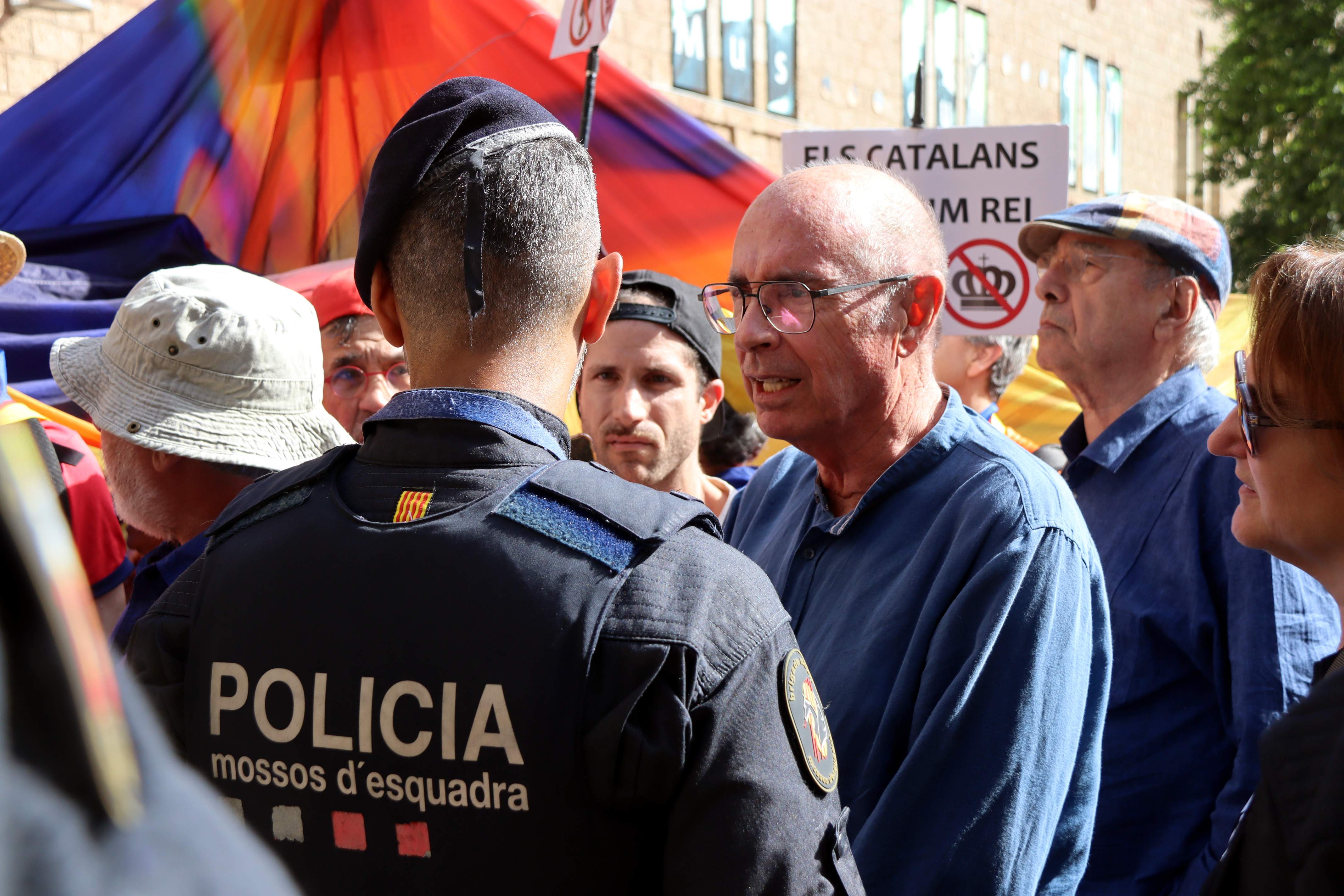 La ANC denuncia persecución de Interior por la protesta contra la visita de Felipe VI a Montserrat